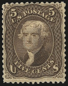 Sale 984, Lot 336, 1867-68 Grilled Issue (F Grill - Scott 92-101)