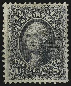 Sale 984, Lot 342, 1867-68 Grilled Issue (F Grill - Scott 92-101)