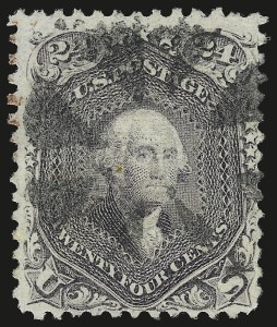 Sale 984, Lot 349, 1867-68 Grilled Issue (F Grill - Scott 92-101)