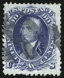 Sale 984, Lot 352, 1867-68 Grilled Issue (F Grill - Scott 92-101)