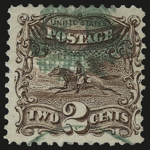 Sale 984, Lot 375, 1c-2c 1869 Pictorial Issue (Scott 112-113)
