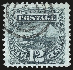 Sale 984, Lot 405, 12c-90c 1869 Pictorial Issue (Scott 117-122)