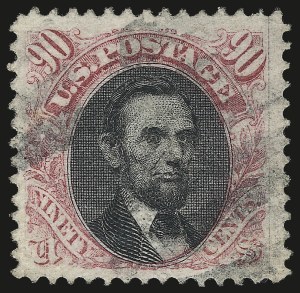 Sale 984, Lot 428, 12c-90c 1869 Pictorial Issue (Scott 117-122)