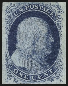 Sale Number 984, Lot Number 53, 1c 1851-56 Issue (Scott 5-9)