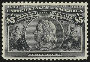 Sale Number 984, Lot Number 618, 1893 Columbian Issue ($2.00 thru $5.00, Scott 242-245) Sale Number 984, Lot Number 618, 1893 Columbian Issue ($2.00 thru $5.00, Scott 242-245)
