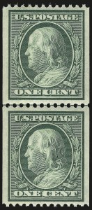Sale 984, Lot 805, 1908-10 Washington-Franklin Issues (Scott 331-356)