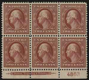Sale 984, Lot 813, 1909 Bluish Paper Issue (Scott 357-366)