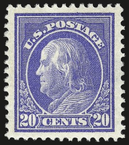 Sale 984, Lot 870, 1912-14 Washington-Franklin Issue (Scott 405-423)