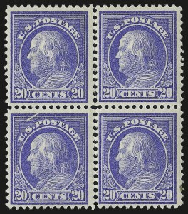 Sale 984, Lot 872, 1912-14 Washington-Franklin Issue (Scott 405-423)