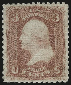 Sale 989, Lot 101, 1867-68 Grilled Issue and 1875 Re-Issue