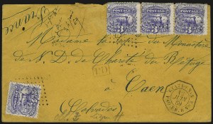 Sale 989, Lot 124, 1869 Pictorial Issue and 1875 Re-Issue