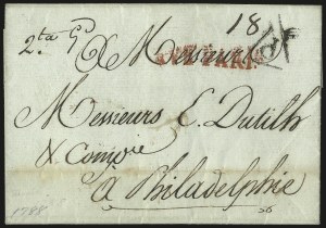 Sale 989, Lot 15, French Packet Service, 1783-1788