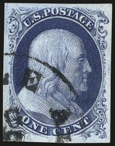 Sale Number 989, Lot Number 52, 1851-56 Issue Sale Number 989, Lot Number 52, 1851-56 Issue