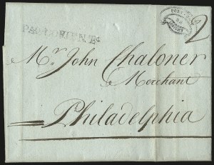 Sale 989, Lot 6, French Packet Service, 1783-1788