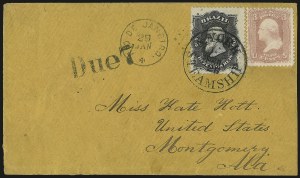 Sale 989, Lot 89, 1861-66 Issue, incl. Encased Postage