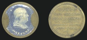 Sale 989, Lot 99, 1861-66 Issue, incl. Encased Postage