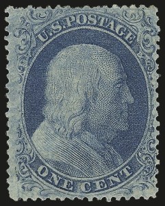 Sale 992, Lot 2070, 1c 1857-60 Issue (Scott 18-24)