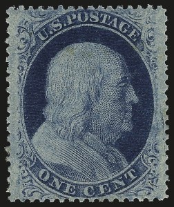 Sale 992, Lot 2080, 1c 1857-60 Issue (Scott 18-24)