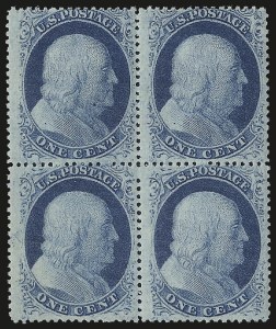 Sale 992, Lot 2081, 1c 1857-60 Issue (Scott 18-24)