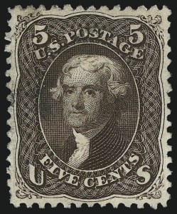 Sale 992, Lot 2133, 1861-66 Issue (Scott 73-78)