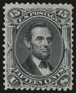 Sale 992, Lot 2155, 1867-68 Grilled Issue (E Grill - Scott 86-91)