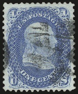 Sale 992, Lot 2156, 1867-68 Grilled Issue (F Grill - Scott 92-101)