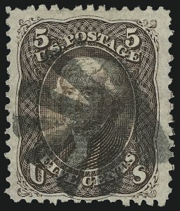 Sale 992, Lot 2159, 1867-68 Grilled Issue (F Grill - Scott 92-101)