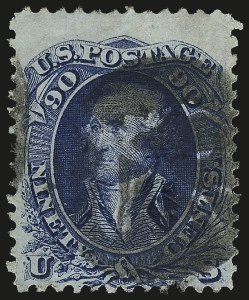 Sale 992, Lot 2165, 1867-68 Grilled Issue (F Grill - Scott 92-101)