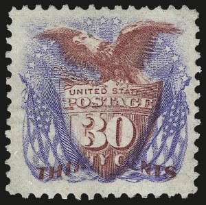 Sale 992, Lot 2208, 1875 Re-Issue of 1869 Pictorial Issue (Scott 123-133a)