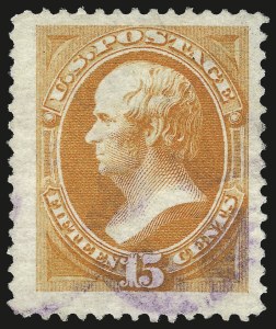 Sale 992, Lot 2229, 1870-71 National Bank Note Co. Ungrilled Issue (Scott 145-155)