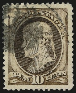Sale Number 992, Lot Number 2260, 1881-87 American Bank Note Co. Issues (Scott 205-218) Sale Number 992, Lot Number 2260, 1881-87 American Bank Note Co. Issues (Scott 205-218)