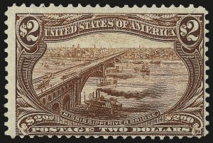 Sale 992, Lot 2378, 1898 Trans-Mississippi Issue (Scott 285-293), $2.00 Trans-Mississippi (293) Sale 992, Lot 2378, 1898 Trans-Mississippi Issue (Scott 285-293)