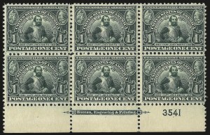 Sale 992, Lot 2420, 1904 Louisiana Purchase, Jamestown Issues (Scott 323-330)