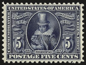 Sale 992, Lot 2421, 1904 Louisiana Purchase, Jamestown Issues (Scott 323-330)