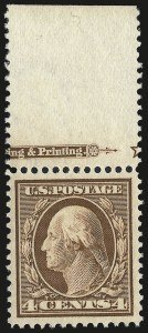 Sale 992, Lot 2422, 1908-10 Washington-Franklin Issues (Scott 331-356)