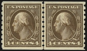 Sale 992, Lot 2455, 1910-13 Washington-Franklin Issue (Scott 374-396)