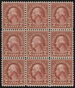 Sale 992, Lot 2555, 1922-29 and Later Issues (Scott 574 onwards)