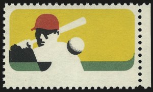 Sale 992, Lot 2569, 1922-29 and Later Issues (Scott 574 onwards), 6c Baseball, Black Omitted (1381a) Sale 992, Lot 2569, 1922-29 and Later Issues (Scott 574 onwards)
