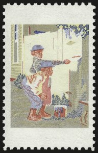 Sale 992, Lot 2570, 1922-29 and Later Issues (Scott 574 onwards), 8c Tom Sawyer, Red and Black Omitted (1470b) Sale 992, Lot 2570, 1922-29 and Later Issues (Scott 574 onwards)
