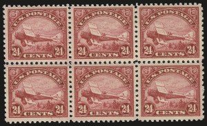 Sale 992, Lot 2580, Air Post (Scott C1-C12), 24c Carmine, 1923 Air Post (C6) Sale 992, Lot 2580, Air Post (Scott C1-C12)