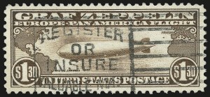 Sale Number 992, Lot Number 2589, Air Post Graf Zeppelin Issue (Scott C13-C15) Sale Number 992, Lot Number 2589, Air Post Graf Zeppelin Issue (Scott C13-C15)