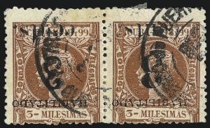 Sale 992, Lot 2707, The Dr. Yamil H. Kouri Collection of Cuba Puerto Principe Issues (First Printing)