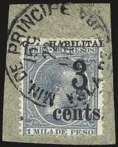 Sale 992, Lot 2744, The Dr. Yamil H. Kouri Collection of Cuba Puerto Principe Issues (Fifth Printing, Balance)