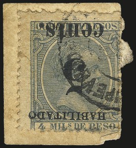 Sale 992, Lot 2759, The Dr. Yamil H. Kouri Collection of Cuba Puerto Principe Issues (Fifth Printing, Balance)