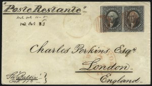 Sale 993, Lot 307, 12c 1851 Issue On Cover