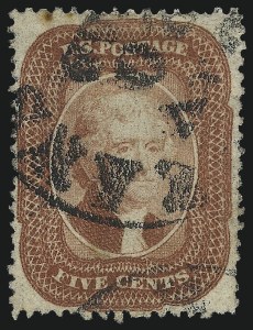 Sale 993, Lot 312, 5c 1857-60 Issue Off Cover