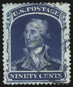 Sale 993, Lot 356, 12c-90c 1857-60 Issue Off Cover