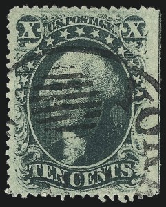 Sale 993, Lot 358, 12c-90c 1857-60 Issue Off Cover