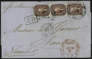 Sale 993, Lot 364, 5c 1857-60 Issue On Cover