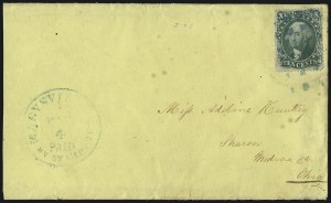 Sale 993, Lot 375, 10c 1857-60 Issue On Cover